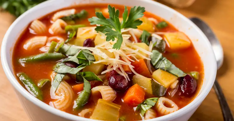 8 supper ideas minestrone soup